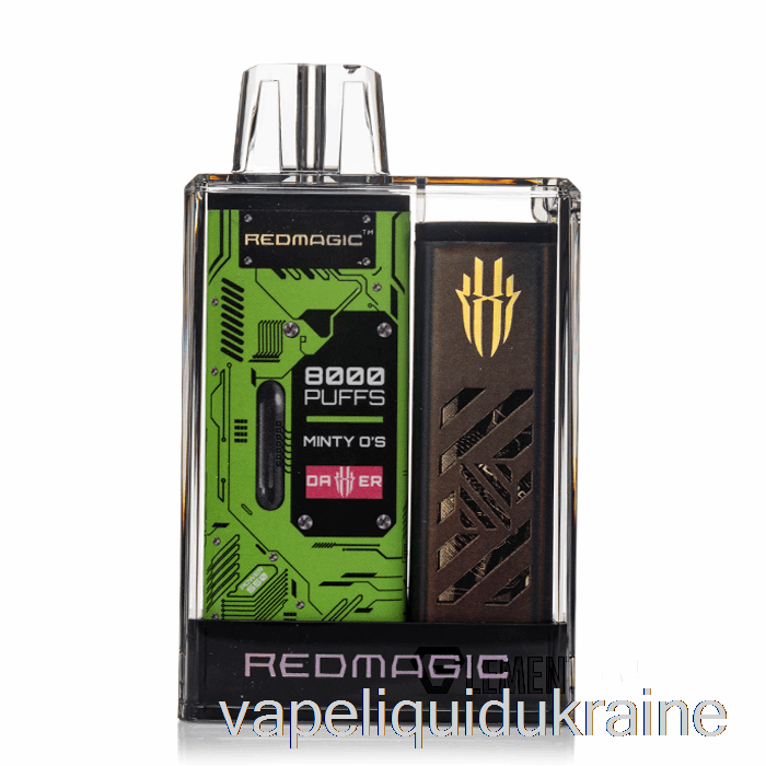 Vape Liquid Ukraine RedMagic Dagger 8000 Disposable Minty O's